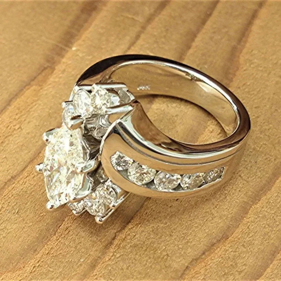 🔥 Fancy New Arrival Elegant CZ Women Accessories Ring, GPMB1524 - Picture 2 of 5